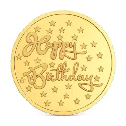 Joyalukkas Happy Birthday 22k (916) 2gm Gold Coin-picture-22