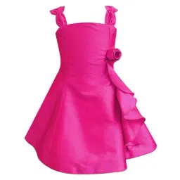 A.T.U.N. Fuchsia Solid Dress-image-21