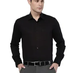 AD by Arvind Black Cotton Regular Fit Shirt-image-38