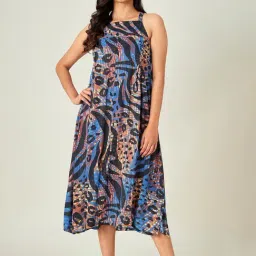 The Kaftan Company Multicolor Printed Night Dress-picture-21