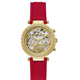 GUESS SOLSTICE Women Round Gold Tone Dial Analog Watch - GW0484L1-image-6