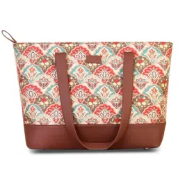 ZOUK Multicolor Printed Large Tote Bag-5