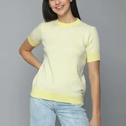 Allen Solly Yellow Printed Top-picture-49