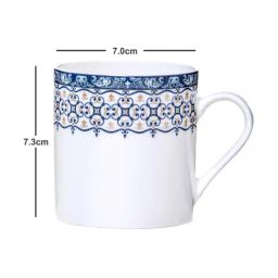 Sonaki White Bone china Tea & Coffee Mug - Set of 6 image 4