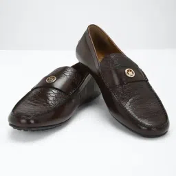 Louis Philippe Men's Brown Casual Loafers-image-18