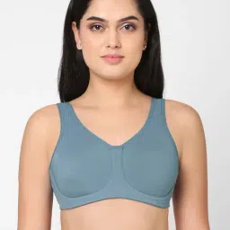 Wacoal Light Blue Comfort Fit Sports Bra-image-38