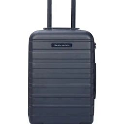 Tommy Hilfiger Hoover X Navy Medium Hard Trolley Bag-11