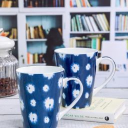 Goodhomes White Bone China Coffee Large Mug 360 ml - Set of 2-18