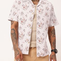 WROGN Urban Cool Floral Printed Relaxed Fit Shirt-image-11