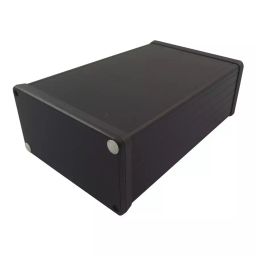 HAMMOND Metal Enclosures ENCLOSURE, ALUMINIUM, 80X54X23MM, 1455C801BK-36