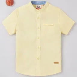 Ed-a-Mamma Kids Yellow Solid Shirt-image-30