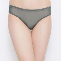 Clovia Green Plain Bikini Panty-image-73