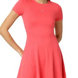 TOMMY HILFIGER Laser Pink A-Line Dress-picture-7