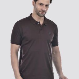 Numero Uno Brown Regular Fit Polo T-Shirt-44