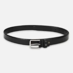 Allen Solly Black Leather Waist Belt for Men-image-16