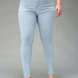 Miss Chase A+ Blue Plain High-Rise Jeans-image-96