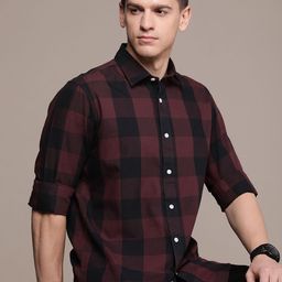 Nautica Pure Cotton Classic Fit Checked Casual Shirt-picture-24