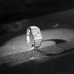 GIVA 925 Sterling Silver Gallant Ring For Men-image-17