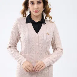 Monte Carlo Light Pink Solid Cardigan-picture-10