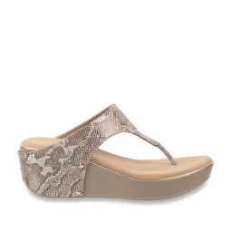 Metro Women's Multicolor Thong Wedges-image-95