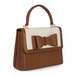 lavie signature Lavie Tan Color Block Satchel Handbag image 3