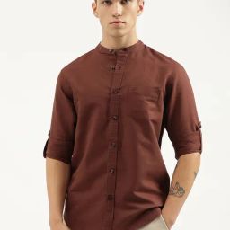 United Colors of Benetton Red Regular Fit Shirt-image-40