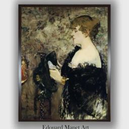 The Art House Black & White At the Milliner's Wooden Framed Painting Wall Art-image-26