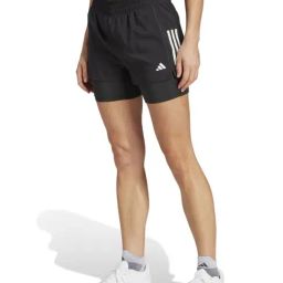 Adidas Black Regular Fit Striped Sports Shorts-picture-24