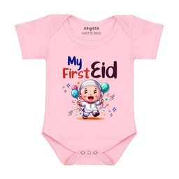 Arvesa My First Eid Printed Romper-17