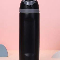 Little Surprise Box Black Stainless Steel Flip Lid Styled Double Wall Bottle (750 ml)-image-57