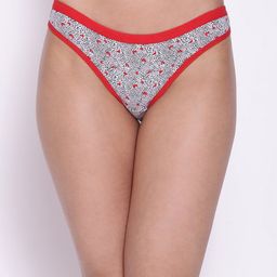 Clovia Women Low Waist Printed Cotton Bikini Briefs PN3465P19S-image-99