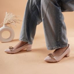 DressBerry Women Embellished Block Pumps-image-78