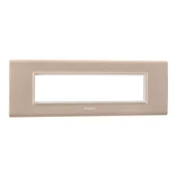 Legrand Cover Plate with Support Frame Allzy Aluminium Champagne 8 Module Horizontal, 6813 49 (Pack of 5)-picture-42