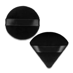 GLEVA Triangle Makeup Puff Set Of 2 - Black-picture-45