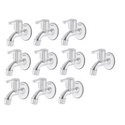 ALTURAS Stainless Steel Flora Bib Tap for Bathroom and Kitchen (Set of 10 Pcs)-image-34