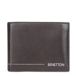 United Colors of Benetton Benito Brown Leather Solid Bi-Fold Wallet-21