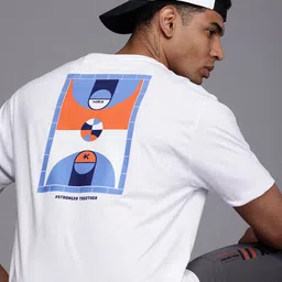 HRX by Hrithik Roshan Brand Logo Printed T-shirt-picture-14