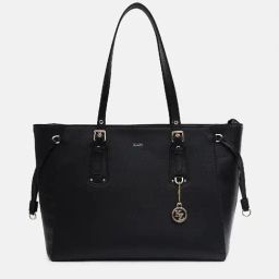 Kazo Black Solid Large Tote Handbag-23