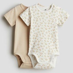 H&M 2-Pack Short-Sleeved Bodysuits-image-40