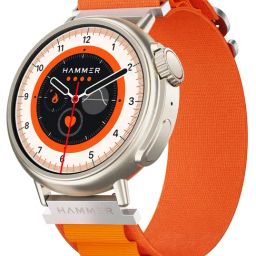 Hammer Active 3.0, 1.39 inch Bluetooth Calling Smartwatch with Always On Display (Pop Orange)-6