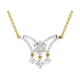 Sparkles Lab Grown Diamond 14k (585) Yellow Gold Pendant for Women-image-37