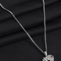 The Real Effect London Sonah Silver Heart Pendant-image-9
