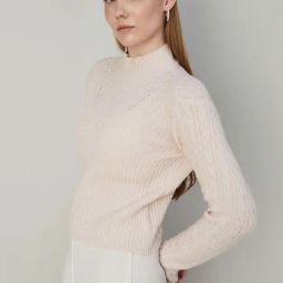 Code by Lifestyle Pink Self Pattern Sweater image 3