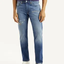Levi's 541 Blue Regular Fit Distressed Jeans-picture-12