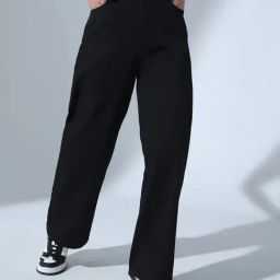 Hubberholme Black Cotton Relaxed Fit High Rise Jeans-picture-43