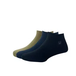 Allen Solly Men Pack Of 3 Solid Ankle-Length Socks-41