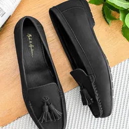 Mast & Harbour Women Loafers with Tassels-11