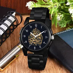 CSAMON Men Round Dial & Straps cWatch J16BLK Islamic NUM02 CD-picture-45