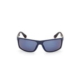 WEB EYEWEAR Blue Rectangular Sunglasses for Men-image-91