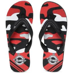 Paragon Men's Red & Black Flip Flops-picture-16